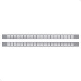 Kit 2 Grade De Ventilação Forno De Embutir Grelha 60cm Inox