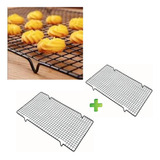 Kit 2 Grades Para Resfriar Bolos E Biscoitos Antiaderente