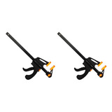 Kit 2 Grampo Marcenaria Aperto Rápido Reforçado 150mm 6 Pol