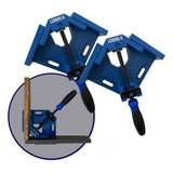 Kit 2 Grampo Sargento Angular 90 Marcenaria Serralheria