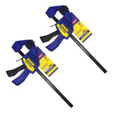 Kit 2 Grampo Sargento Aperto Rápido Marceneiro 15cm 6 Irwin
