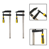 Kit 2 Grampos P Carpinteiro Tipo F Sargento 200x80mm 8 Pol