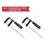 Kit 2 Grampos Para Carpinteiro Tipo Sargento 300x50x370mm