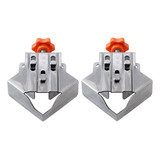 Kit 2 Grampos Sargento Angular Rápido De Canto 90graus