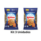 Kit 2 Granola Integral Cereais Kobber Tradicional 500g