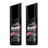 Kit 2 Graxa Cera Para Sapato Preto Nugget 60ml