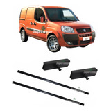 Kit 2 Guia Canaleta Porta Presilha Maquina Vidro Fiat Doblo