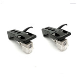 Kit 2 Headshell 2 Agulhas Atn3600 Toca Discos Stanton T 62