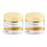 Kit 2 Homeopast Creme Hidratante Ultra Hidratação Pé Mão 30g