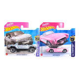 Kit 2 Hot Wheels 2023 Barbie The Movie Corvette Ken Hummer 