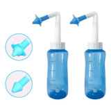 Kit 2 Irrigador Limpa Nasal Lavar Nariz Garrafa Lavagem