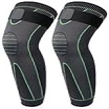 KIT 2 Joelheira De Compressão Articulação Dores Ortopédica Joelheira Longa