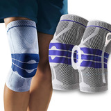 Kit 2 Joelheiras Articulada Compressão Ortopédica Crossfit Tenso Perna Alivia Dores Patelar Jcanova Store Tamanho M