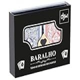 Kit 2 Jogo De Baralho Luxo Plástico Impermeável Resistente Lavável