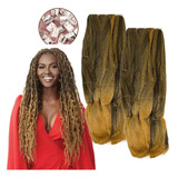 Kit 2 Jumbão Super X Pacotão 400 Gr P/ Tranças E Box Braids