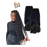 Kit 2 Jumbão Super X Pacotão 400 Gr P Tranças E Box Braids