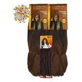 Kit 2 Jumbo Tranças Gypsy 400 Gramas 1 Nina Softex Anéis