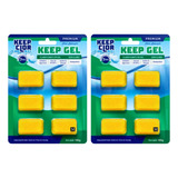 Kit 2 Keep Gel Super Clarificante 180g Piscina Clear 50 000l