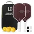 Kit 2 Kevlar Raquete Pickleball Fibra Carbono Profissional