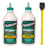Kit 2 Kg De Cola Para Madeira Titebond 3 Ultimate Com Pincel