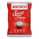 Kit 2 Kilos Coco Ralado Sococo Sweet Floco Úmido E Adoçado
