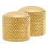 Kit 2 Knob Pressão Dourado P/ Guitarra Contrabaixo Strinberg