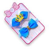 Kit 2 Lacinhos De Cabelo Faixa Bebê Meia Seda Brinde 9316