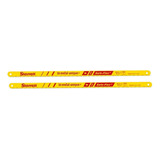 Kit 2 Lâmina Serra Manual Bimetal Starrett 24d Amarela 1224