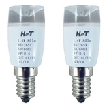 Kit 2 Lâmpada Led E14 Geladeira Electrolux Original 1 4w