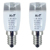 Kit 2 Lâmpada Led E14 Geladeira Electrolux Original 1 4w