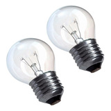 Kit 2 Lâmpada Luz P Fogão Forno Geladeira Lustres 40w E27