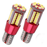Kit 2 Lampada T10 Cambus 57 Led Pingo Branca Canceller