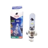 Kit 2 Lâmpadas Farol Led Moto Carro H4 8000k Efeito Xenon