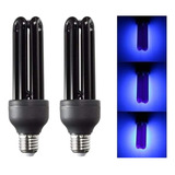 Kit 2 Lâmpadas Fluorescente Eletrônica Neon Luz Negra 36w