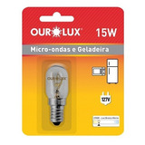 Kit 2 Lâmpadas P Micro ondas E Geladeira 15w 127v Ourolux