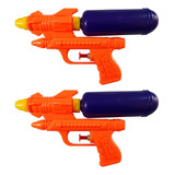 Kit 2 Lançador Kids Arma Arminha Pistola D Água Yupis