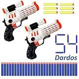 Kit 2 Lançador Nerf Arma De Brinquedo Universe War - Dardos