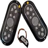 Kit 2 Lanternas - 1 Luz De Placa Carretinha Reboque Jet Ski Cristal
