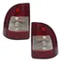 Kit 2 Lanternas Traseira Bicolor Fiat Strada Fire 2007 2008