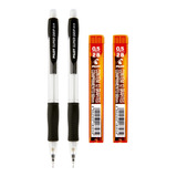 Kit 2 Lapiseira Pilot Super Grip 0 5 Emborrachada 2 Grafite