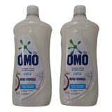 Kit 2 Lava roupas Finas E Delicadas Coco Sabão Omo 900ml