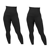 Kit 2 Legging Suplex Power Poliamida Modeladora Cós Super Alto PRETO PRETO GG 