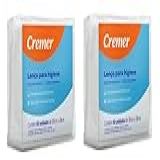 Kit 2 Lenco Para Banho No Leito Cremer Pacote C 50 Unidades