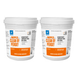 Kit 2 Lenços Desinfetantes Umedecidos Wipes Clean By Peroxy