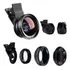Kit 2 Lentes Para Celular 0,45x Macro Ângulo Amplo Universal
