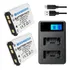 Kit 2 Li-40b/li-42b Np-45 P/ Olympus  Fe-4030 4040 4050 5000