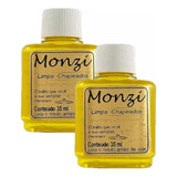 Kit 2 Limpa Chapeados Monzi 35ml Amarelo Original Liquido