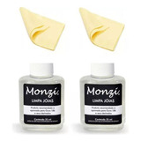 Kit 2 Limpa Jóias Ouro 2 Flanela Mágica Monzi Original Jóia