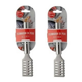 Kit 2 Limpador Escamador Remove Escamas De Peixe Aço Inox