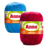 Kit 2 Linhas De Crochê Anne